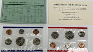 Five (5) United States Mint Uncirculated Set 1995