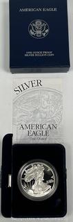 Five (5) United States Mint American Eagle One Ounce Proof Silver Bullion Coins