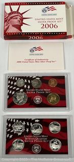 Two (2) United States Mint Silver Proof Sets 2006