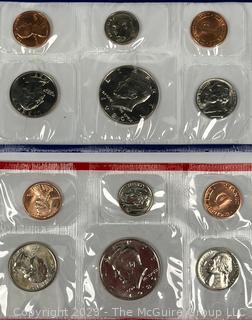 Five (5) United States Mint Uncirculated Sets 1989