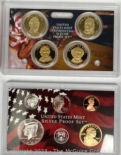 Two (2) United States Mint Silver Uncirculated Set 2008