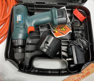 Two (2) Black and Decker Electric Tools and Power Cords