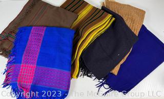 Collection of Woven Shawls or Throws