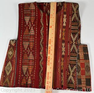 Vintage Kilim Tapestry Vest 