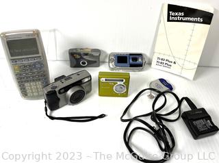 Cameras, Texas Instruments Calculator and Electronics