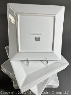 Royal Limited Whiteware Square 10" Plates