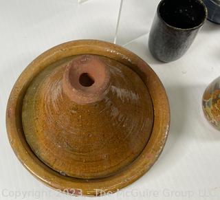 Group of Studio Pottery and Moroccan Tagine