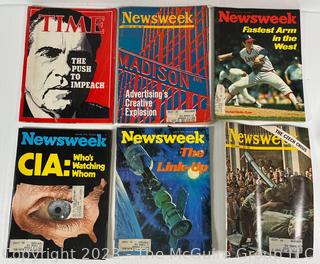 Group of 1960's Vintage Newsweek Magazines