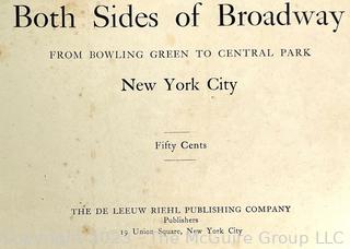 Three (3) Antique Books Including Tenth Annual Report Of The Brooklyn League 1910, The World in 1964, History As We Lived It and Both Sides of Broadway NYC 1910