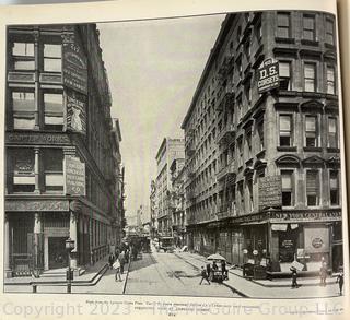 Three (3) Antique Books Including Tenth Annual Report Of The Brooklyn League 1910, The World in 1964, History As We Lived It and Both Sides of Broadway NYC 1910