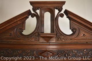 18th Century Hand Carved Walnut Cupboard