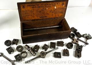 Vintage Armstrong Bridgeport CT Tap & Die Set