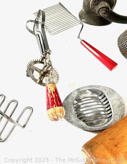 Group of Kitchen Tools and Utensils