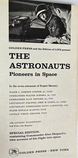 Astronauts Pioneers In Space 1961, Alan Shepard on Cover