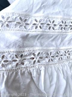 Cotton and Lace Slip or Petticoat 