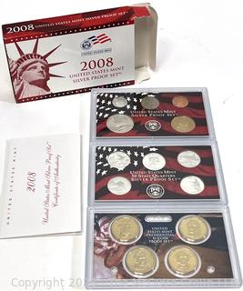 2008 United States Mint Proof Set (x3) 