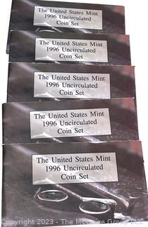 1996 United States Mint Uncirculated Proof Set (x5)