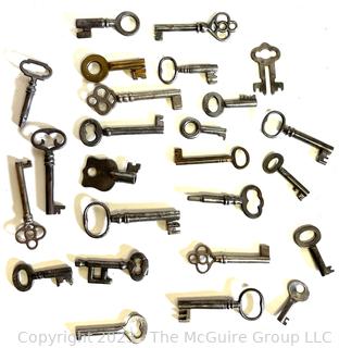 Collection of Antique Skeleton Keys