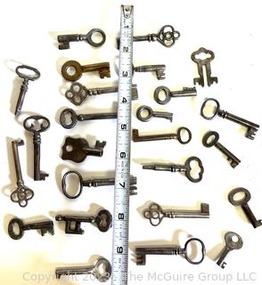 Collection of Antique Skeleton Keys