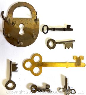 Collection of Antique Skeleton Keys