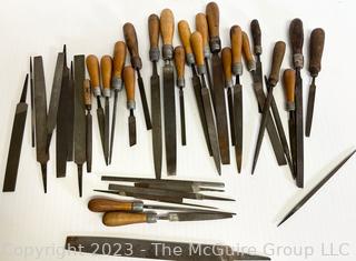 Group of Woodworking Files