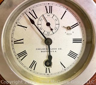 Chelsea Clock Company Mantle Clock Case. Untested 