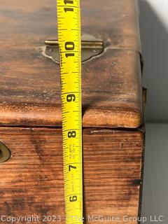 Japanese Wooden Tansu Writing Desk Tea Chest with Drawers Suzuribako Zeni-Bako 