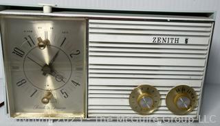 1960's Zenith Shelf Clock Radio 