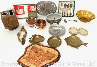 Group of Metal Ware Decorative Items