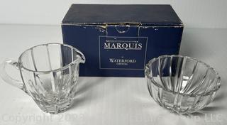 Marquis By Waterford Saxony Creamer & Open Sugar in Box