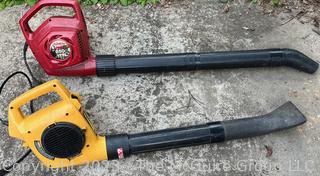 Two (2) Electric Leaf Blowers