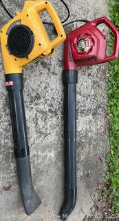 Two (2) Electric Leaf Blowers