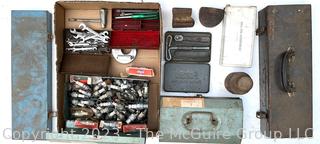 Grouping of Metal Tool Boxes and Contents 