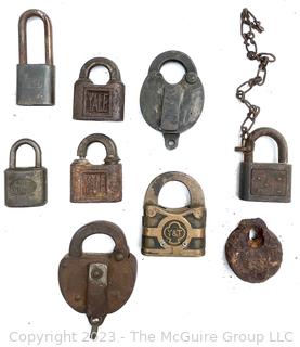 Collection of Vintage Padlocks