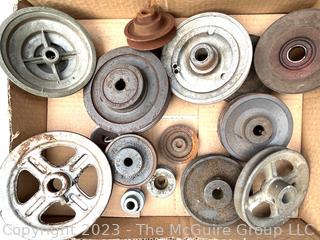 Grouping of Pulleys. Various Sizes