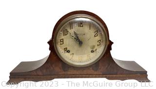 Ingraham Eight Day Art No. 2 Duplex 7 Inch Wood Mantel Clock 