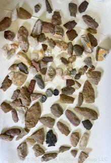 Group of Flint Arrowheads and Fragments 