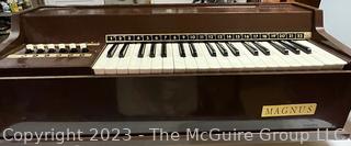 Magnus Electric Chord Organ Model 391. Untested