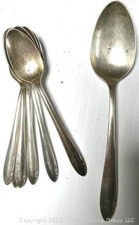 Sterling Silver Flatware Set.  1915g of sterling.  1123g of weighted sterling 