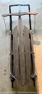 Vintage Wooden Sled