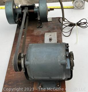 Vintage Shop Built Grinder 