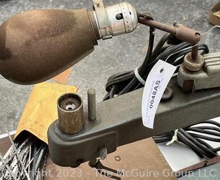 Vintage Scroll Saw. Motor Runs.