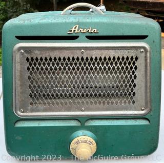 Arvin Space Heater. Working. Measures 16W x 9D x 15.5H"