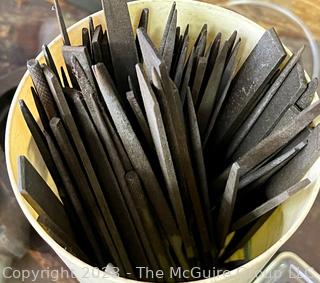 Group of Tools including a Few Dozen Small Nicholson Metal Files