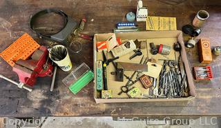 Group of Tools including a Few Dozen Small Nicholson Metal Files