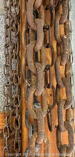 Iron Chains.  Various Sizes and Lengths. See all photos in the gallery