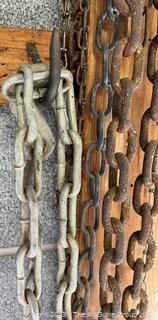 Iron Chains.  Various Sizes and Lengths. See all photos in the gallery