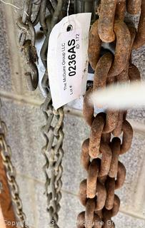 Iron Chains.  Various Sizes and Lengths. See all photos in the gallery