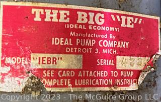 The Big "IE" made by Ideal Pump Co., Detroit, MI