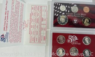 Five (5) United States Mint 2000 Silver Proof Set (x5)